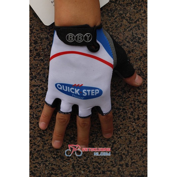 2020 Quick Step Korte Handschoenen Wit